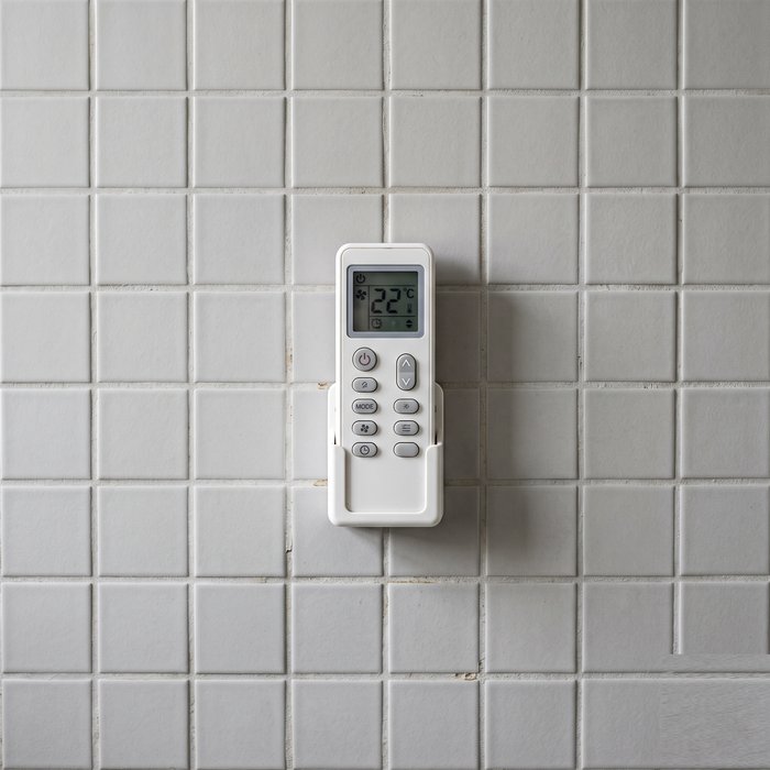 Controle remoto de parede de um bidê eletrônico com suporte