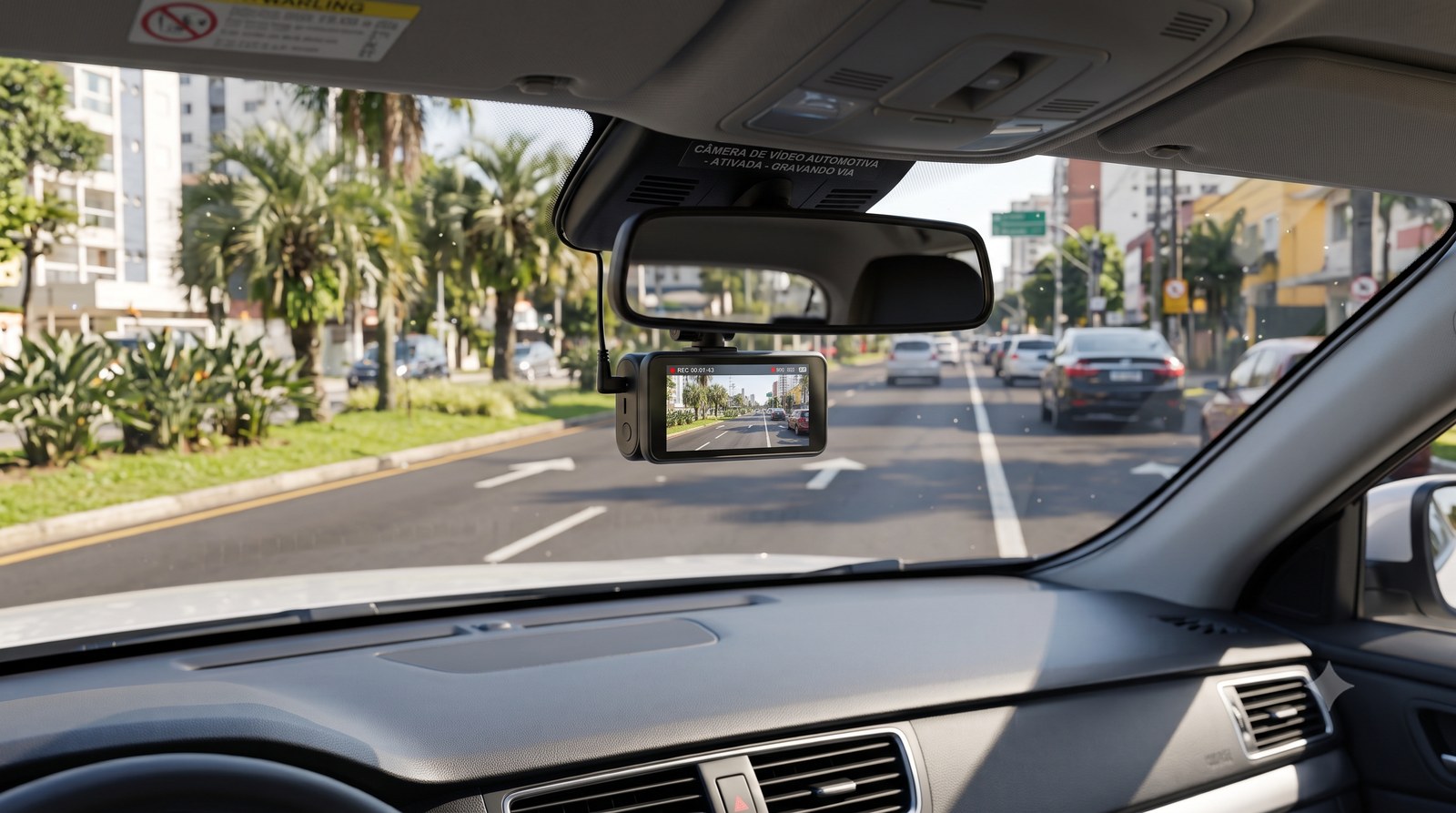 Câmera veicular dashcam
