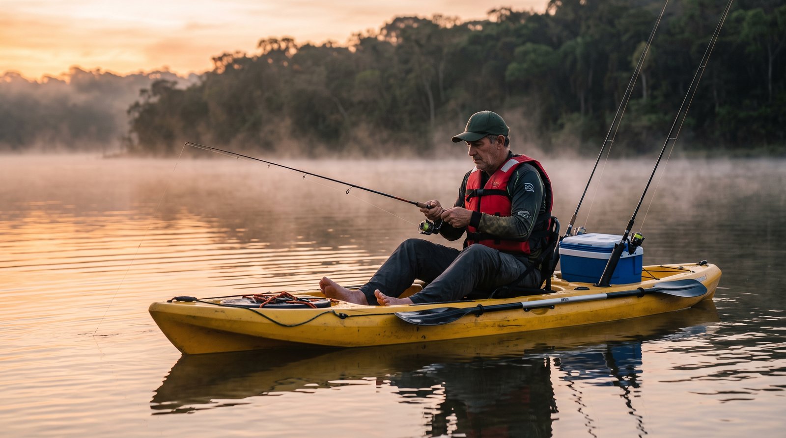 The fish are two hundred metres off the bank. That is exactly where nobody gets to