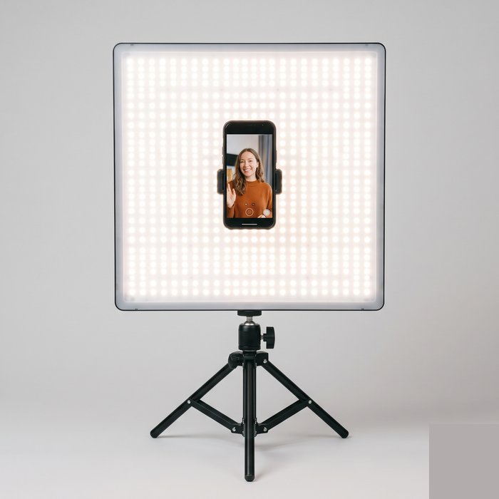 Painel de LED retangular de luz suave para vídeo